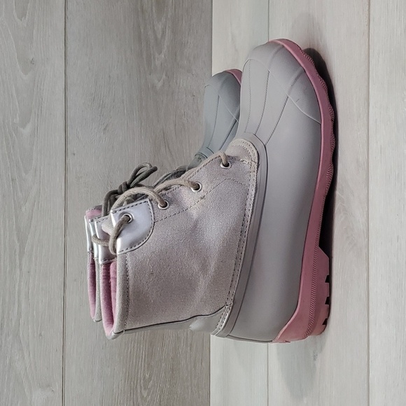 Sperry Womens Saltwater Duck Rubber Quilted Port Boots Girls shoes sz 5M - Picture 2 of 10